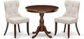 East West Furniture AMSI3-MAH-35 3 Piece Dining Room Table Set Contains a Round by EastWestFurniture