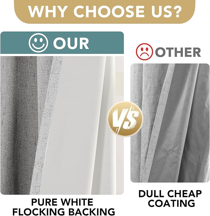 H.VERSAILTEX 100% Blackout Curtains - Image 3