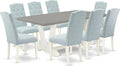 East West Furniture V097CE215-9 9 Piece Kitchen Table Set Includes a Rectangle by EastWestFurniture