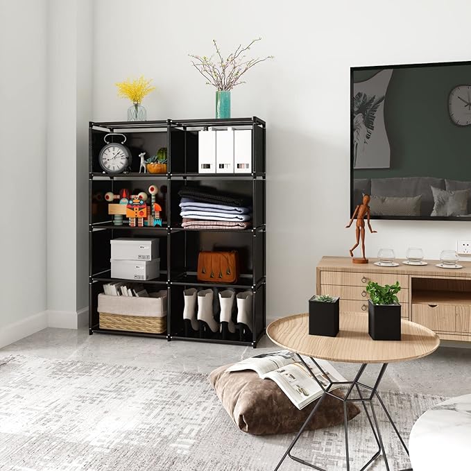 JIUYOTREE 5-Tiers Portable Bookshelf - Image 4