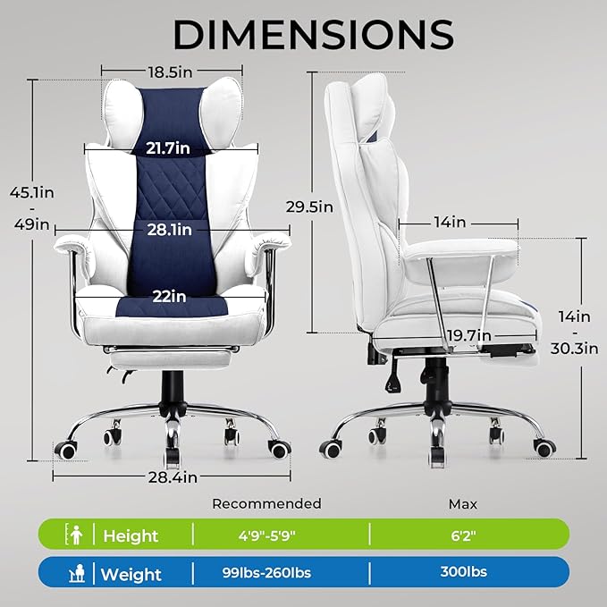 GTRACING Gaming Chair, Office Chair - Image 3