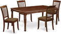 East West Furniture DODA5-MAH-C 5 Piece Dinette Set Includes a Rectangle Dining by EastWestFurniture