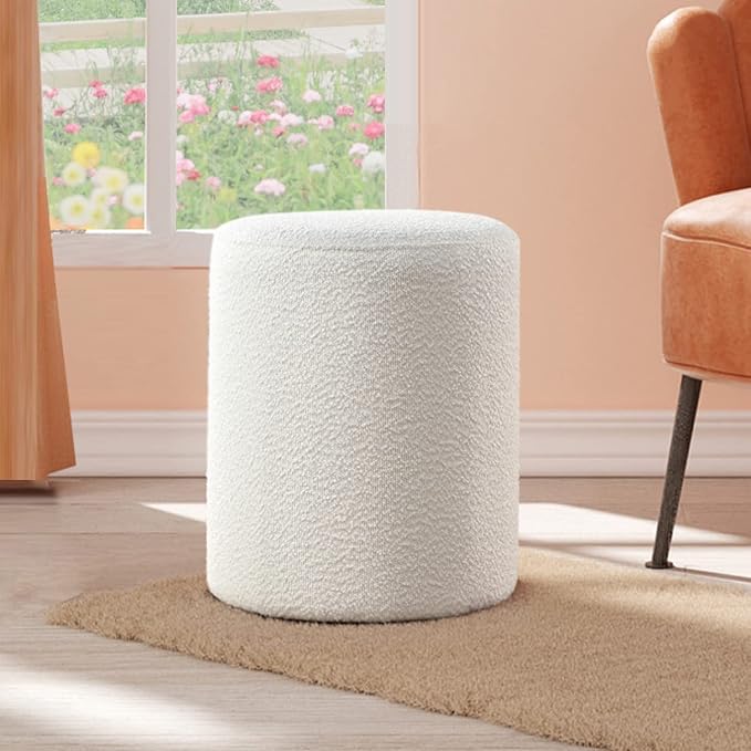 Get Set Style Modern Round Ottoman by GetSetStyleFurniture
