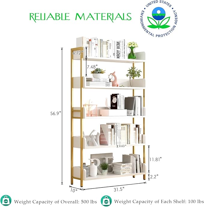 Wide Open Shelf Bookcase - Image 2