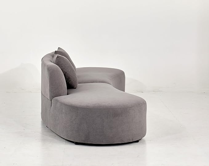 Container Furniture Direct 132" Curved Sofa - Image 10