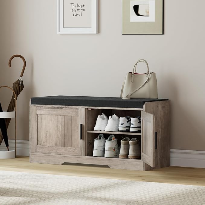 2-Tier Storage Bench, Shoe Bench - Image 3