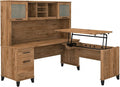 Bush Furniture Somerset 72W 3 Position Sit to Stand L Shaped Desk by BushHome