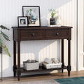 Bellemave Console Table with Drawers, Retro Entryway Table with 2 Drawers and by Bellemave
