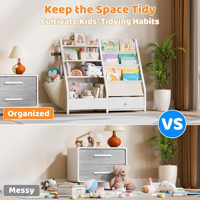 Kids Bookshelf and Toy Storage - Image 6