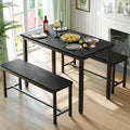 Tatub Dining Table Set for 4, 3-Piece Kitchen Table by Tatub