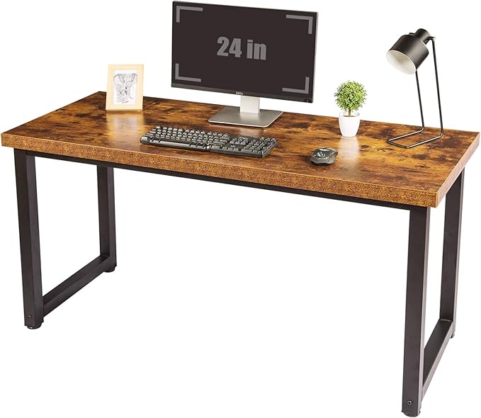 TOPSKY 59" Big Large Computer Office Desk 1.88" Thickness Desktop by TOPSKY