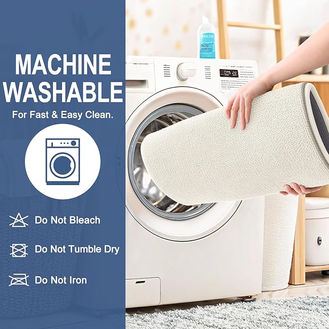 OLANLY Thick Memory Foam Bath Mat Rug 44x24, Extra Soft Absorbent Bathroom Rug - Image 6