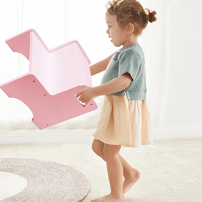 WOOD CITY Wooden Toddler Step Stool - Image 7
