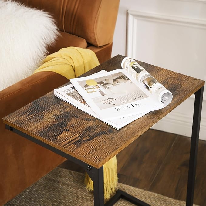 VASAGLE Set of 2 C Shape End Tables, Small Coffee Tables - Image 6