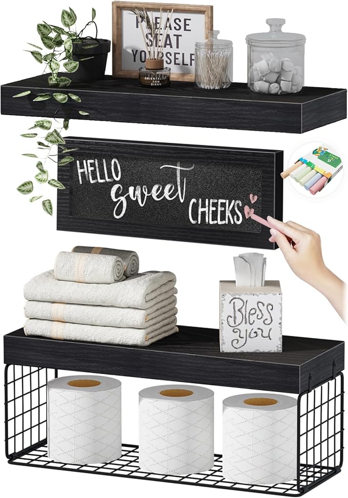 QEEIG Bathroom Shelves Over Toilet by QEEIG