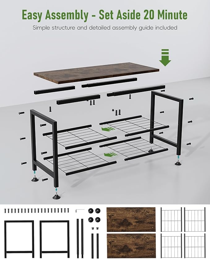 3-Tier Shoe Rack Bench - Image 5