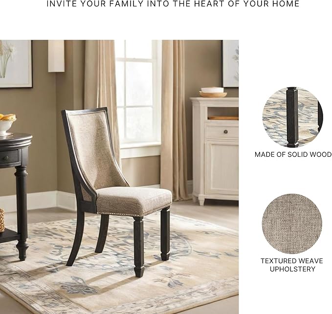 Signature Design by Ashley Tyler Creek Urban Farmhouse Upholstered Dining Chair - Image 5