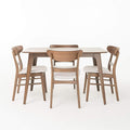 Christopher Knight Home Idalia 50" Rectangular Dining Set, 5-Pcs Set, Natural by ChristopherKnightHome