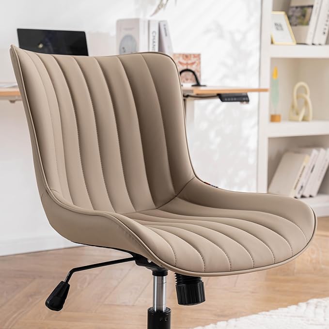 YOUNIKE Khaki Comfy Home Office Desk Chair - Image 5