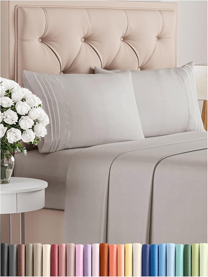 Queen Size 4 Piece Sheet Set by CGKUnlimited