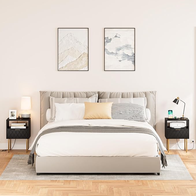 Nightstand, Small Bedside Table - Image 9