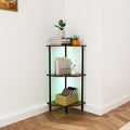 Corner Shelf Stand, Storage Standing Shelf Unit by QLHousesuoH