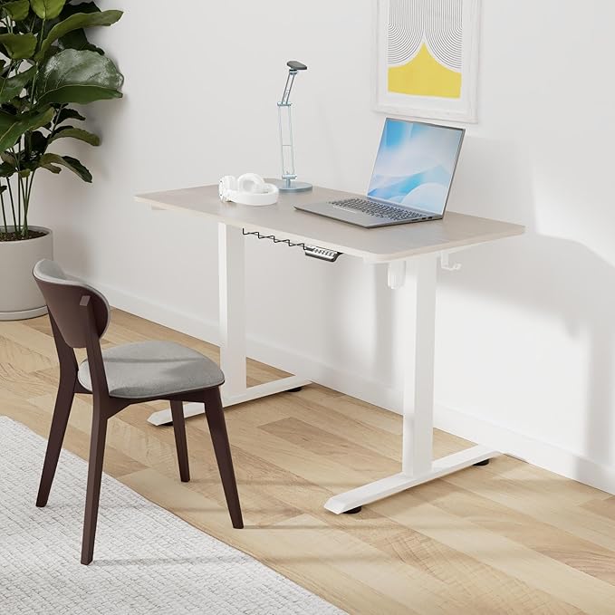 SHW 48-Inch Electric Height Adjustable Sit to Stand Desk - Image 2