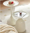 Side Table Set of 2, Small Coffee Round Bedroom End Table, Patio Metal Nesting by HOME