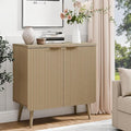 29.5" Sideboard Cabinet with Doors, Modern Buffet Cabinet with Adjustable Shelf by ChicFurnit