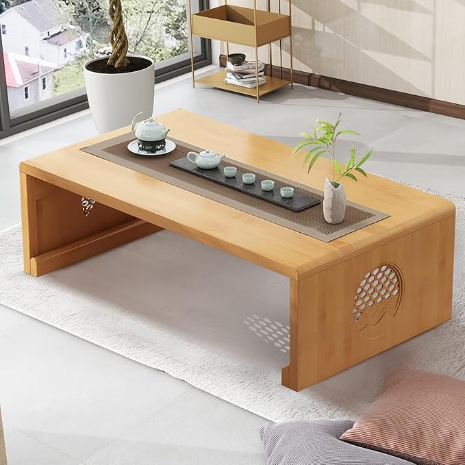 Folding Coffee Table Foldable Japanese Floor Table Low Table - Image 3