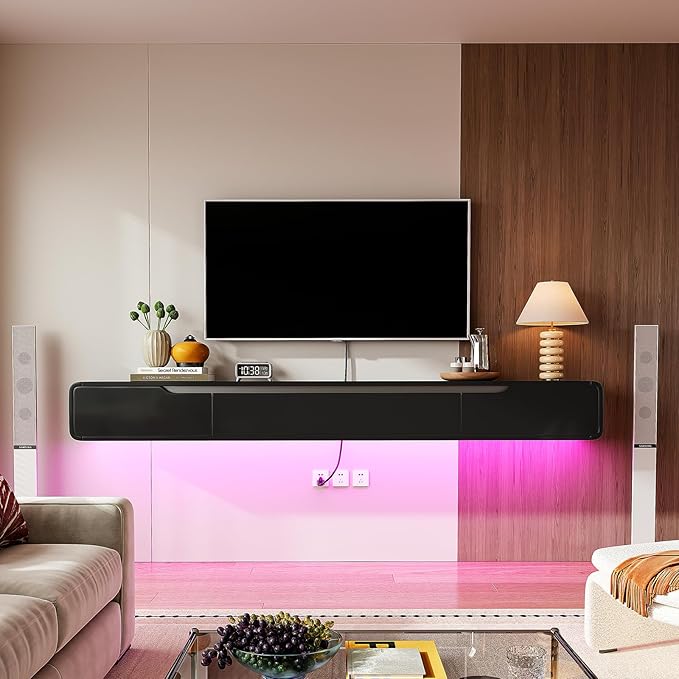Fully-Assembled Floating TV Stand - Image 6