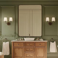 24x36 Inch Brushed Bronze Bathroom Mirror by Mirrorartmirror