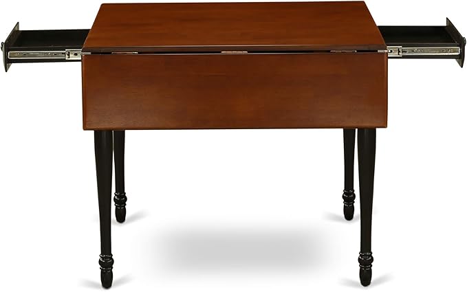 East West Furniture MZNO5-BCH-W 5 Piece Modern Dining Table Set Includes a - Image 10