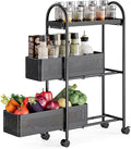 KINGRACK 3-Tier Slim Storage Cart by KINGRACK