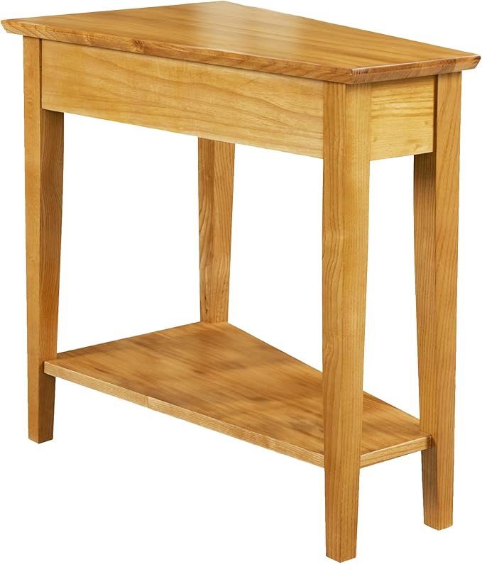 Leick Home 10074-DS Recliner Wedge Side Table by LeickFurniture