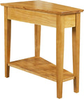Leick Home 10074-DS Recliner Wedge Side Table by LeickFurniture