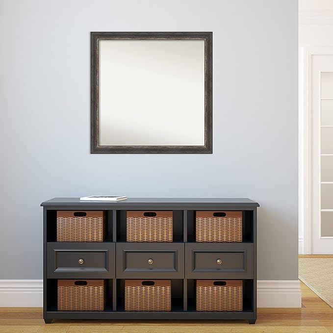 Amanti Art Brown Bathroom Mirror - Image 5
