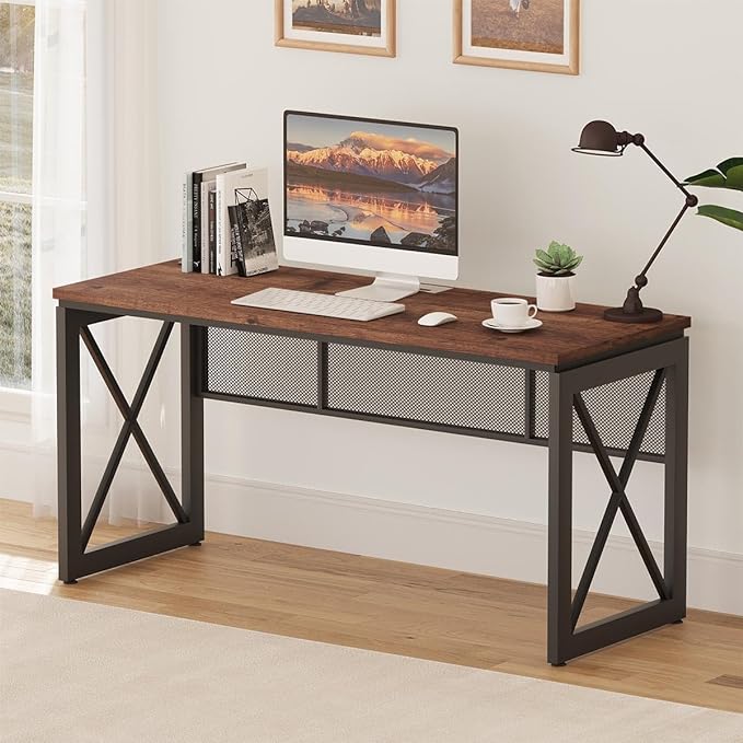 BON AUGURE 60 Inch Computer Desk by BONAUGURE