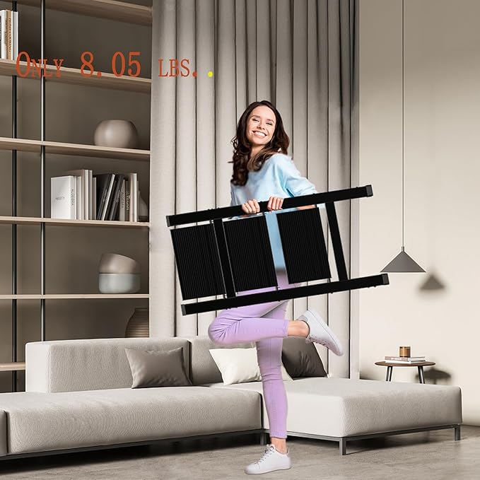 3 Step Ladder, Portable Step Ladder Folding, Lightweight Step Ladder - Image 2