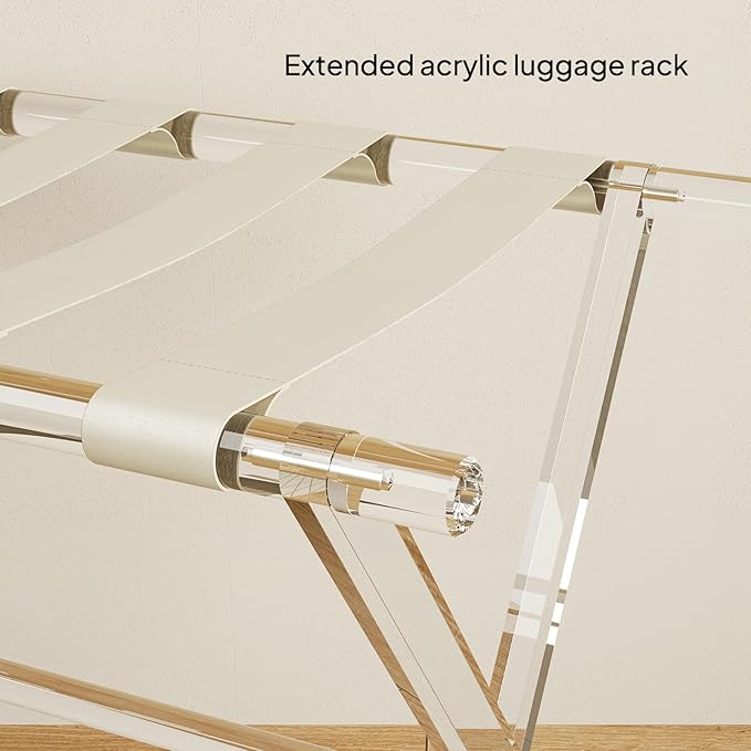 Sumerflos Acrylic Luggage Rack for Guest Room - Image 3