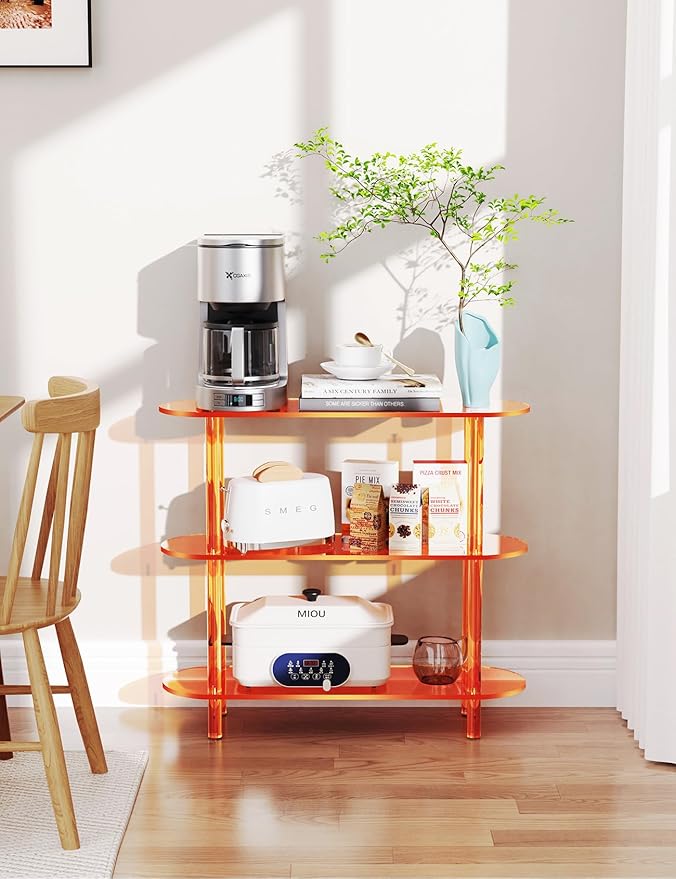 Clear Bookshelf, Acrylic Bookcase - Image 4
