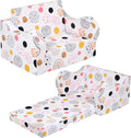 Firework Kids Sofa, 2-in-1 Kids Couch Fold Out, Convertible Sofa to Bed by MOMCAYWEX