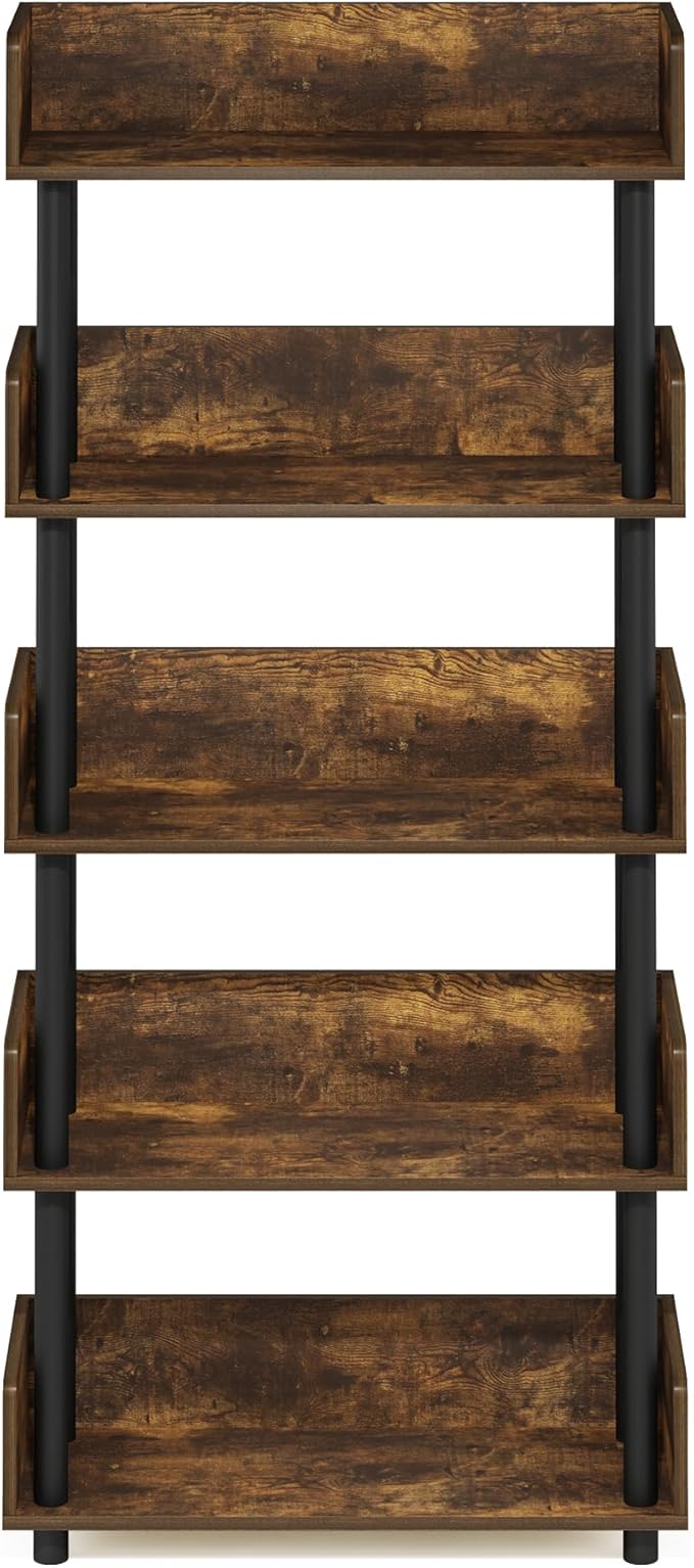 Furinno Turn-N-Tube 5-Tier Multipurposes Display Rack, Open Shelf Rack/Storage - Image 6