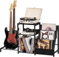 LELELINKY Record Player Stand, Electric Guitar, Turntable Stand by LELELINKY