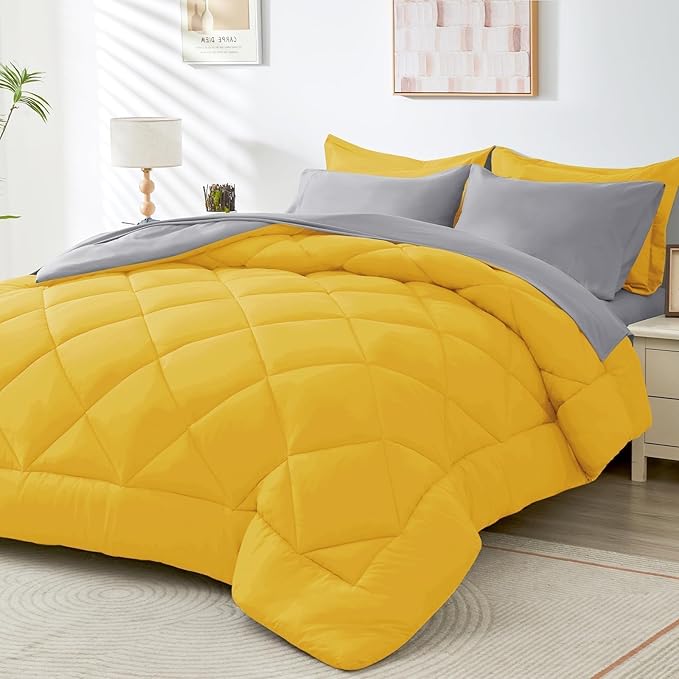 HEVUMYI Cali-King Comforter Set by HEVUMYI