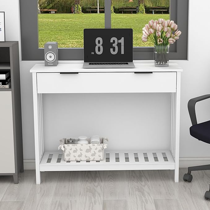 TaoHFE White Narrow Console Table - Image 7