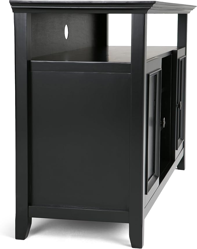 SIMPLIHOME Amherst Solid Wood Universal TV Media Stand, 54 Inch Wide, - Image 8