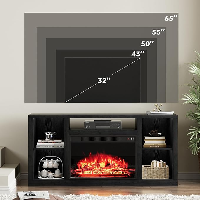 YESHOMY Electric Fireplace TV Stand - Image 7