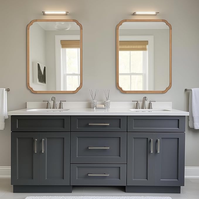 WallBeyond 30" x 40" Rounded Corner Arch Wall Mirror - Image 2