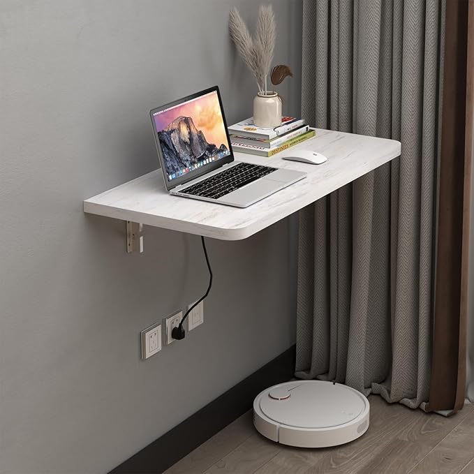 Pmnianhua Wall Mounted Desk, Drop Down Table, Folding Table, Fold Down Wall Desk by Pmnianhua